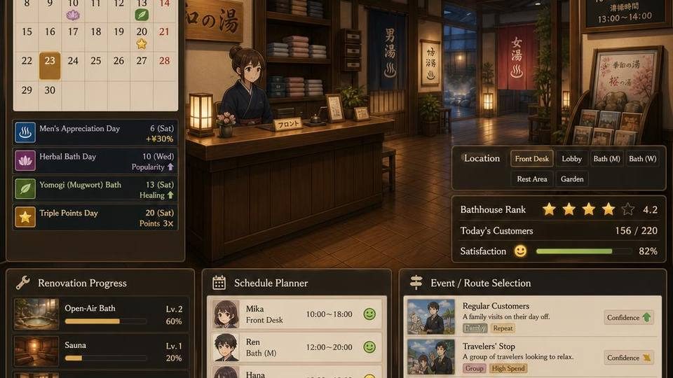 背德浴场 操作界面 演示图 3